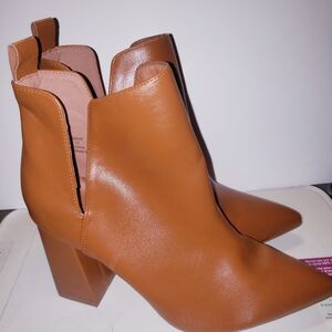 Elegant Brown Ankle Booties for Women